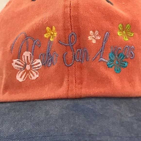 dKps for Cabo San Lucas Pink & Grey Adjustable Travel & Beach Baseball Cap - Picture 11 of 14